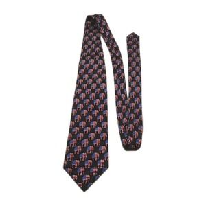 Sabatini 100% Silk Italy Republican GOP Patriotic American Flag Neck Tie 59"